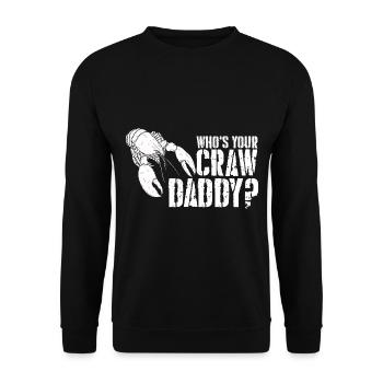 Cancer Dad Cooking Crabs Season Lobster Dad - Unisex Sweatshirt - black - Front - Alina (178cm) & Michal (187cm)