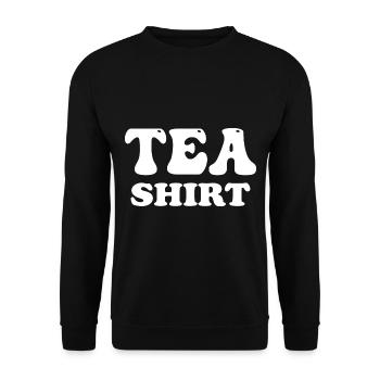Tee-Hemd - Unisex Pullover - Schwarz - Vorne - Alina (178cm) & Michal (187cm)