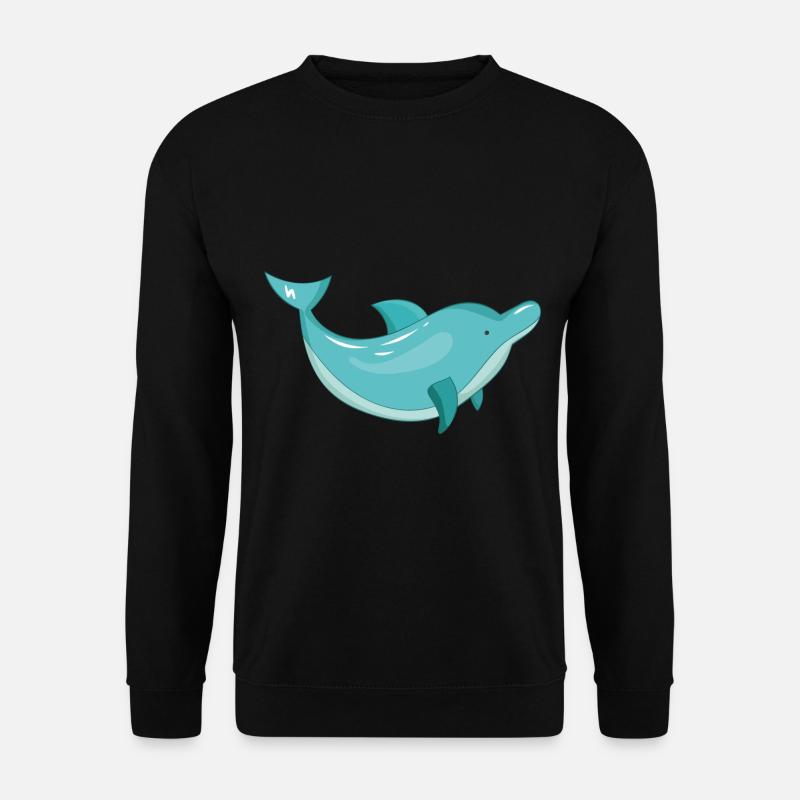 Dolphin Dolphin Bottlenose Dolphin - Unisex Sweatshirt - black