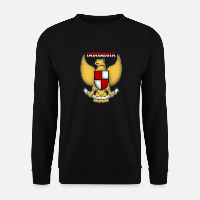 indonesien - Unisex Pullover - Schwarz