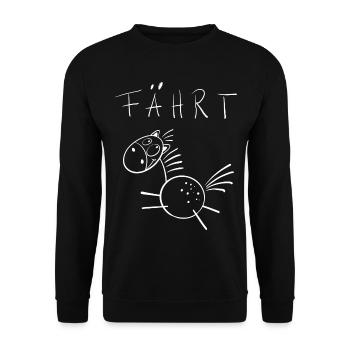 Fun Rides Cheval I Cheval Award I Cheval Cadeau - Sweat-shirt Unisexe - noir - Devant - Alina (178cm) & Michal (187cm)