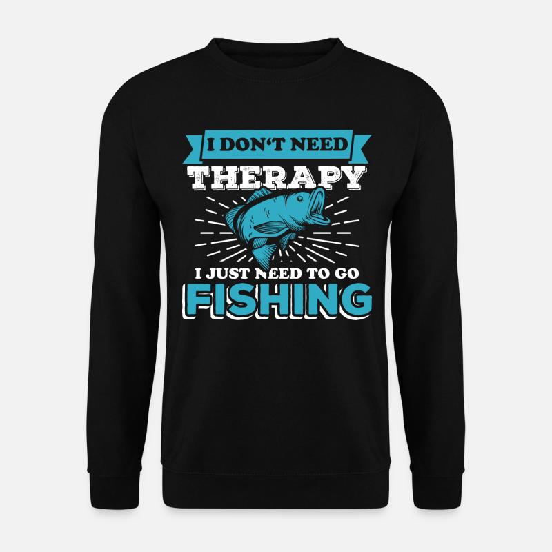 Angler - Unisex Pullover - Schwarz