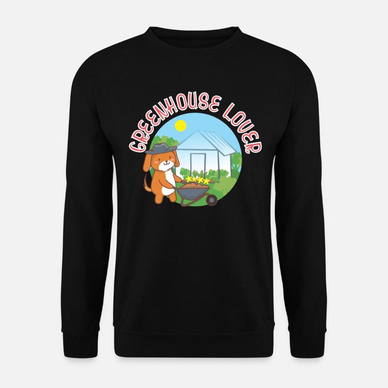 Liebhaber des Gewächshauses - Unisex Pullover - Schwarz