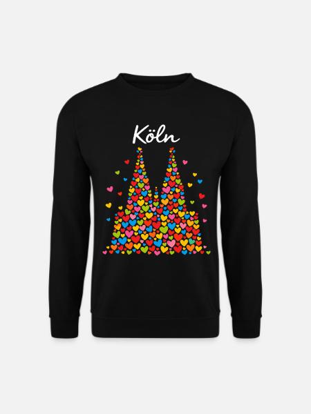 Cologne Carnival Alaaf Confetti Gift - Unisex Sweatshirt - black