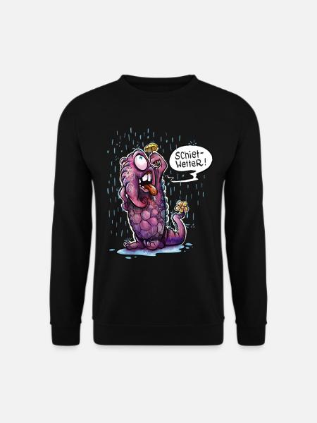 Schietwetter Monster - Unisex Pullover - Schwarz