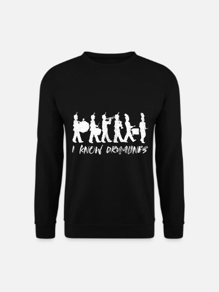 Spielmannszug Fanfarenzug Trommeln Trommler - Unisex Pullover - Schwarz