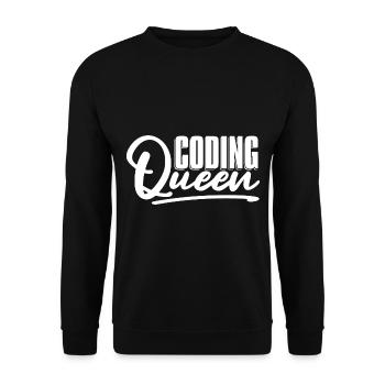 Programmierer Coder Software Entwickler - Unisex Pullover - Schwarz - Vorne - Alina (178cm) & Michal (187cm)