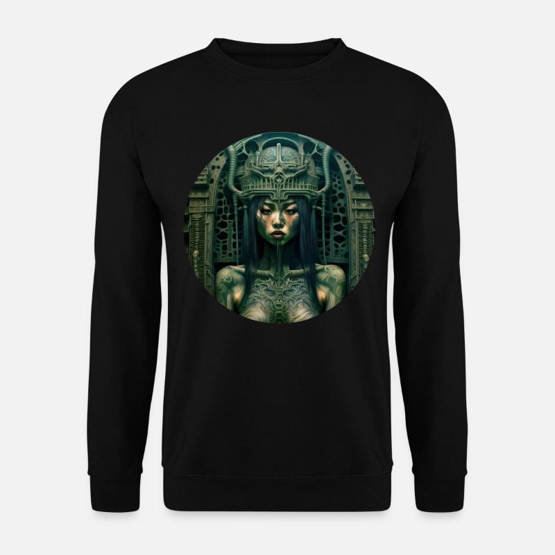 Dunkle Fee - Unisex Pullover - Schwarz