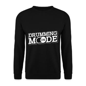 Spielmannszug Fanfarenzug Trommeln Trommler - Unisex Pullover - Schwarz - Vorne - Alina (178cm) & Michal (187cm)