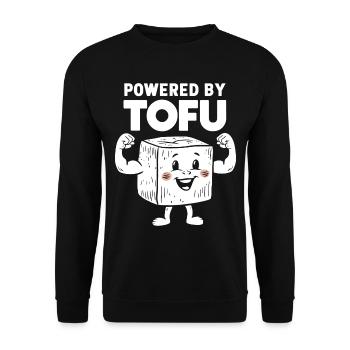 Tofu Lustiges - Unisex Pullover - Schwarz - Vorne - Alina (178cm) & Michal (187cm)