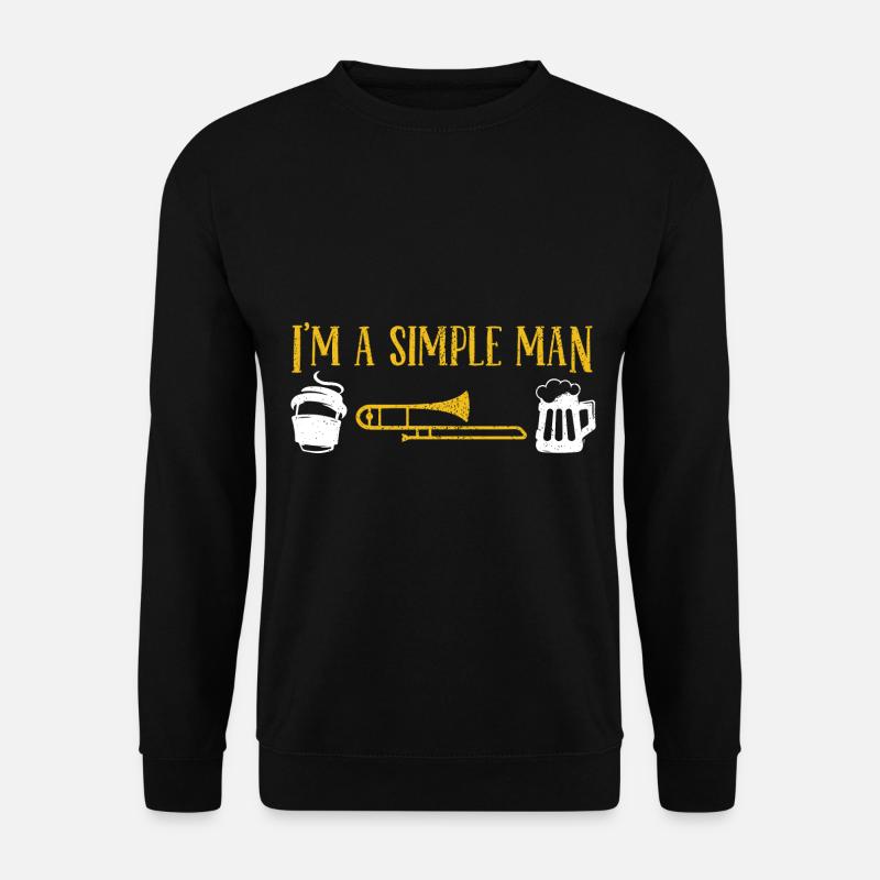 Trombone - Unisex Sweatshirt - black