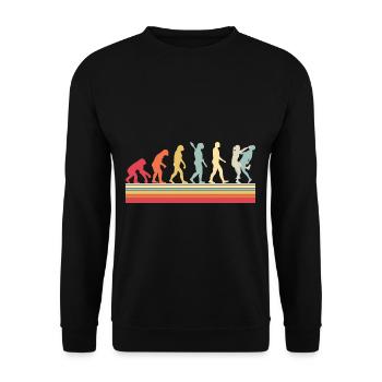 Evolution Self Defense Krav Maga - Unisex Sweatshirt - black - Front - Alina (178cm) & Michal (187cm)