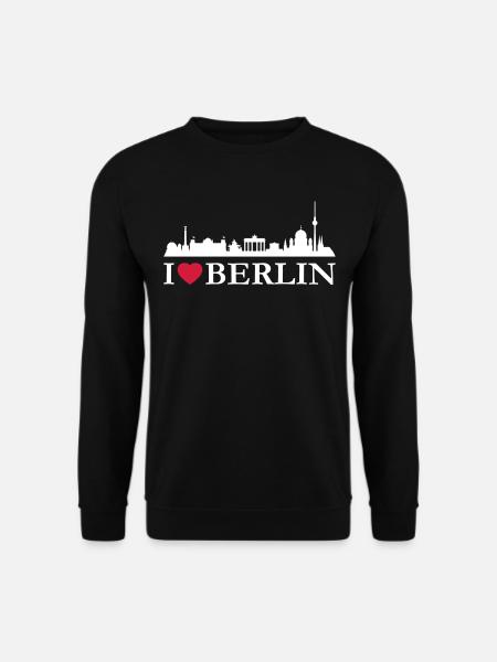 I love Berlin - Unisex Pullover - Schwarz