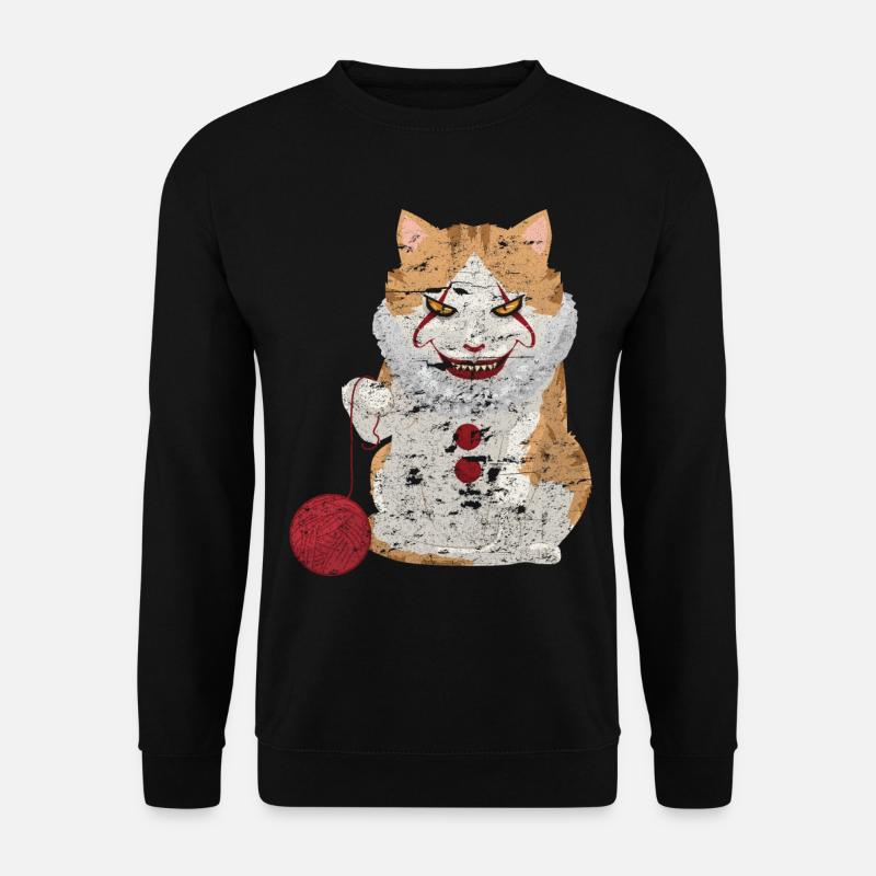 Halloween horror cat - Unisex Sweatshirt - black