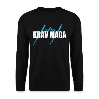 Krav Maga - Unisex Pullover - Schwarz - Vorne - Alina (178cm) & Michal (187cm)
