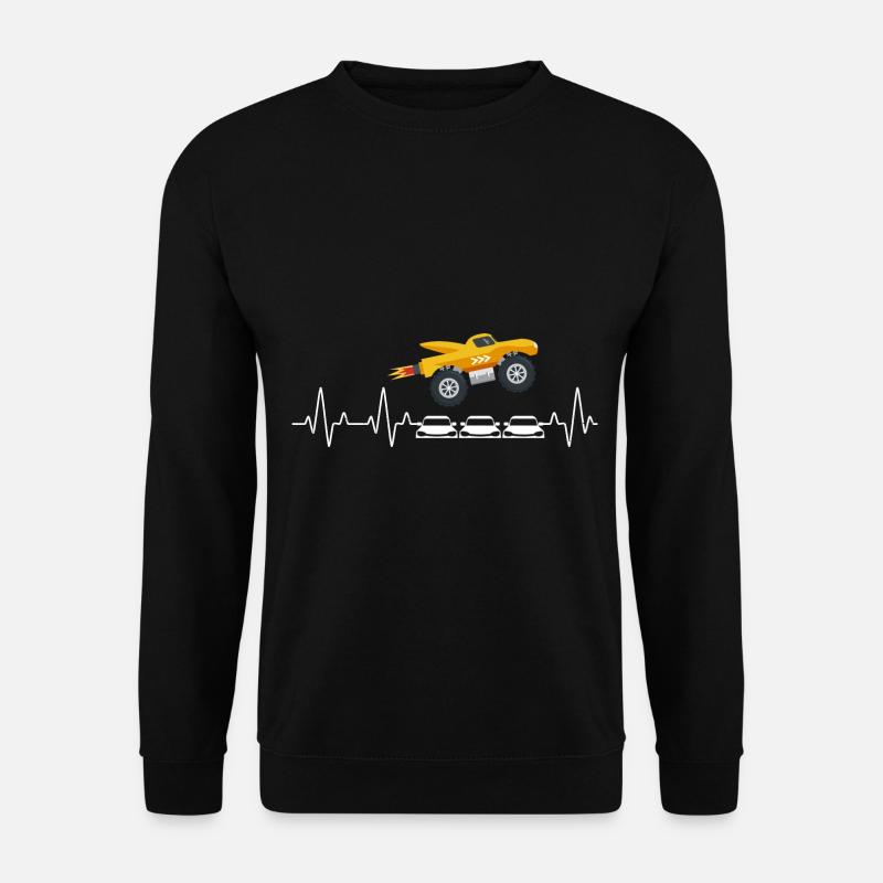 Springender Monstertruck - Unisex Pullover - Schwarz