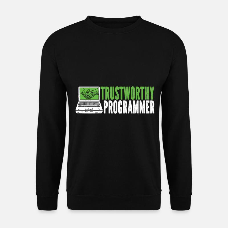Programmierer Coder Software Entwickler - Unisex Pullover - Schwarz