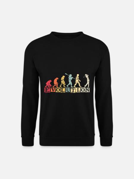 Golf Sports Evolution De Man Vintage Golf - Sweat-shirt Unisexe - noir
