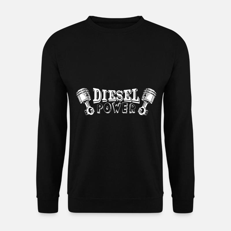 DIESEL POWER mit Kolben - Unisex Pullover - Schwarz