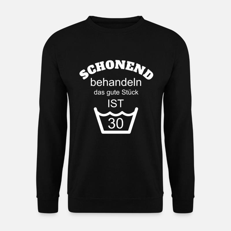 30 Geburtstag 30 Jahre 30er Geschenk Damen Herren - Unisex Pullover - Schwarz