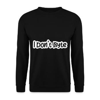 Programmierer Coder Software Entwickler - Unisex Pullover - Schwarz - Vorne - Alina (178cm) & Michal (187cm)