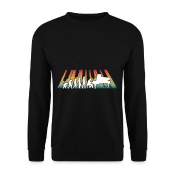 Evolution Piano Musician Keyboard Orchestra - Unisex Pullover - Schwarz - Vorne - Alina (178cm) & Michal (187cm)