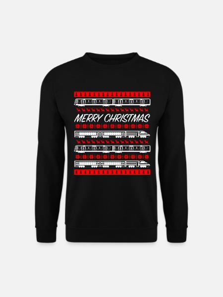 Zuege Eisenbahn Lokfuehrer - Unisex Pullover - Schwarz