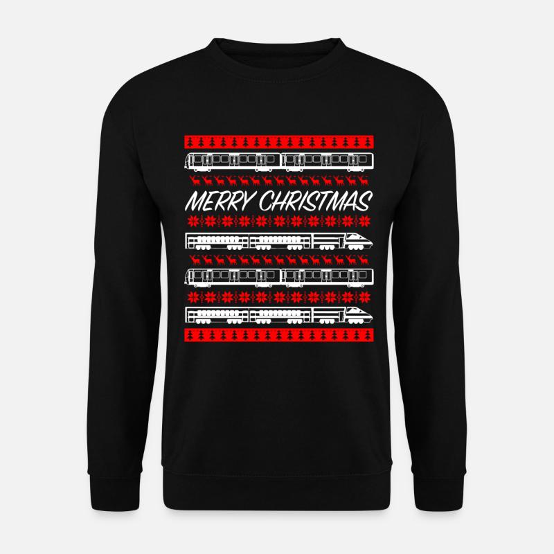 Zuege Eisenbahn Lokfuehrer - Unisex Pullover - Schwarz