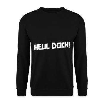 Sarcasme Disant Humour Noir Drôle Ironie - Sweat-shirt Unisexe - noir - Devant - Alina (178cm) & Michal (187cm)