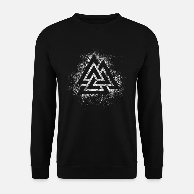 Valknut Odin - Unisex Pullover - Schwarz