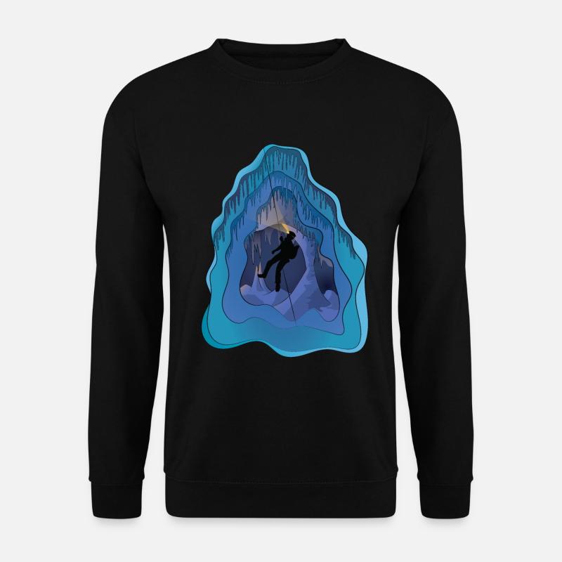Caver - Caving, Potholing, Spelunking - Unisex Sweatshirt - black