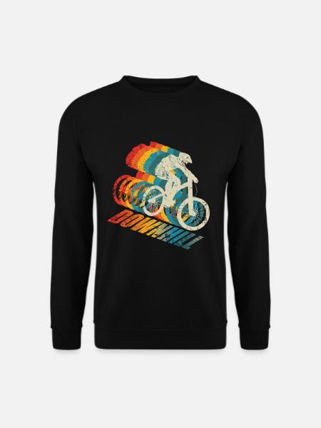 VTT de descente - Sweat-shirt Unisexe - noir