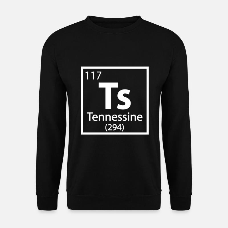Periodensystem des Tennessine-Elements - Unisex Pullover - Schwarz