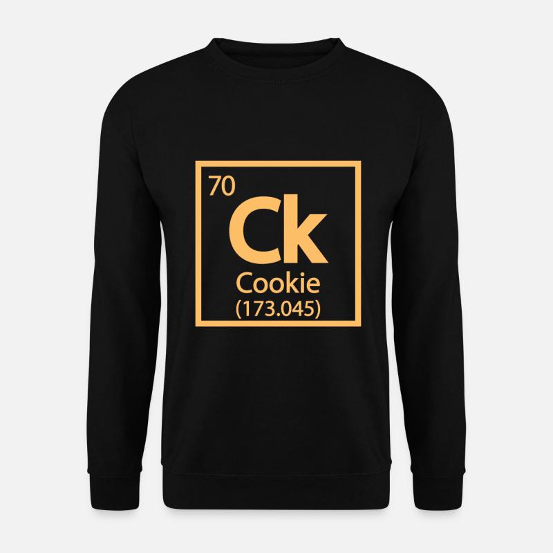 Cookie Element - Periodensystem Lustig - Unisex Pullover - Schwarz