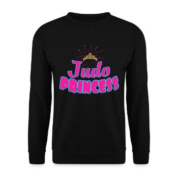 Judo Princess Grappling Wrestling Roll - Sweat-shirt Unisexe - noir - Devant - Alina (178cm) & Michal (187cm)