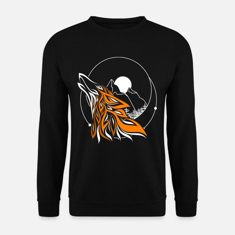Fuchs - Unisex Pullover - Schwarz