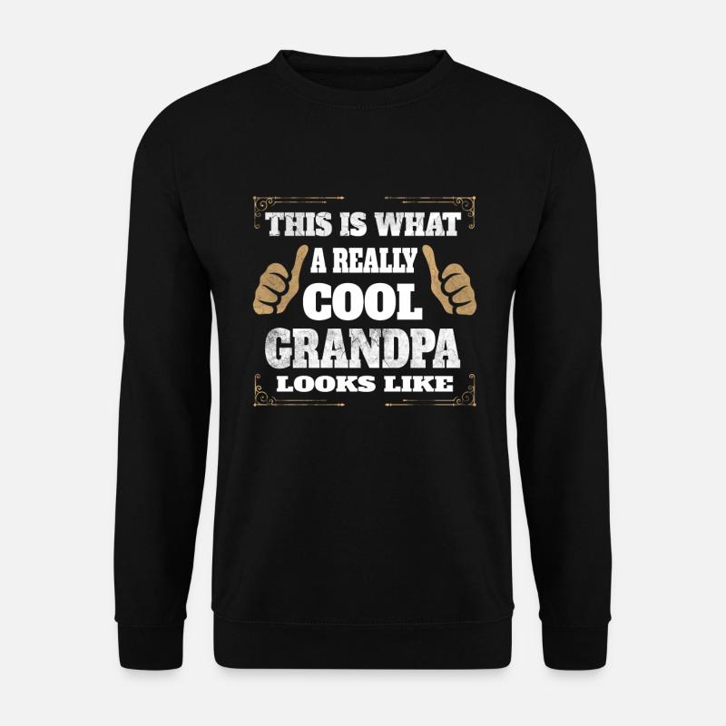 Geschenk für Opa Geburtstag Opa Geschenkidee - Unisex Pullover - Schwarz