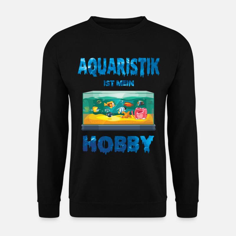 Aquarianer Aquarium Aquascaping Aquaristik - Unisex Pullover - Schwarz