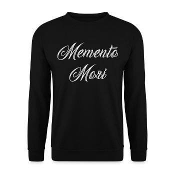 Memento Mori - Sweat-shirt Unisexe - noir - Devant - Alina (178cm) & Michal (187cm)