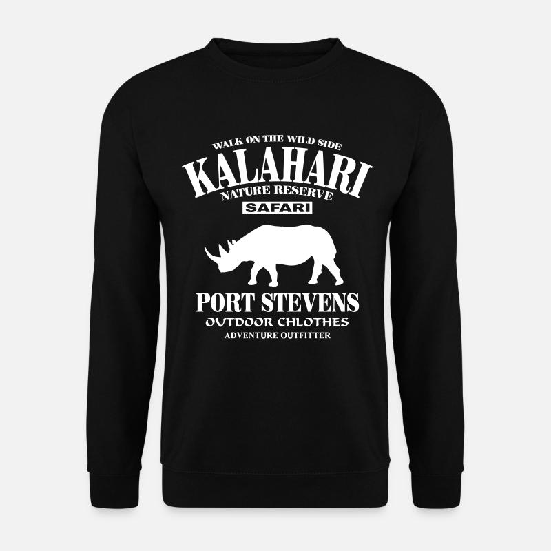 Kalahari Rhino - Unisex Pullover - Schwarz