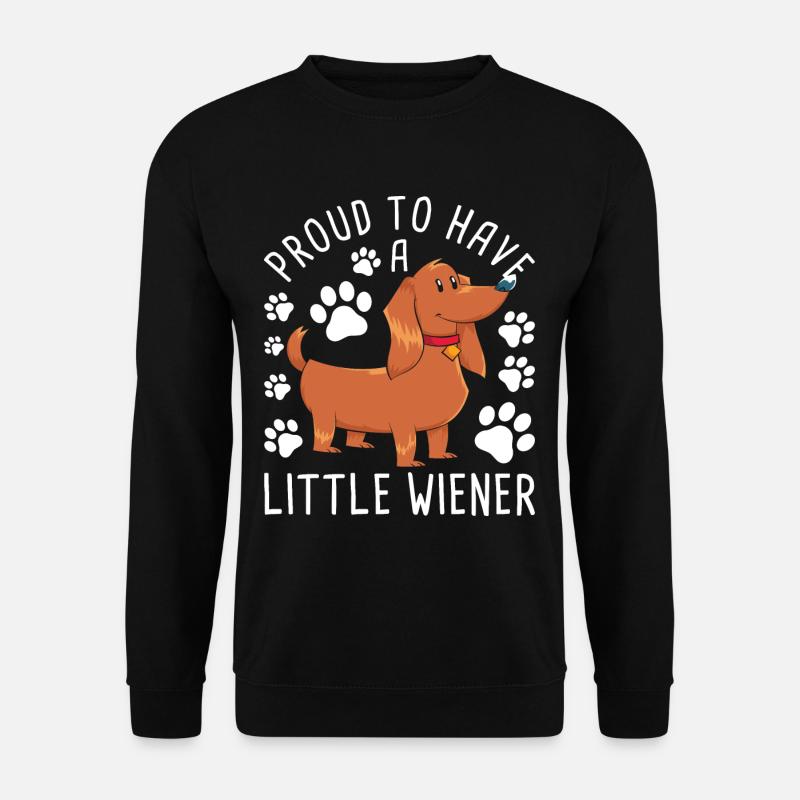 dachshund - Unisex Sweatshirt - black
