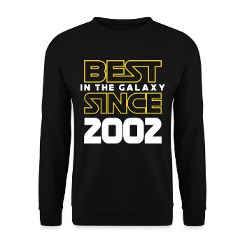 Best of the Galaxy 2002 20 Jahre Jubiläum - Unisex Pullover - Schwarz - Vorne - Alina (178cm) & Michal (187cm)