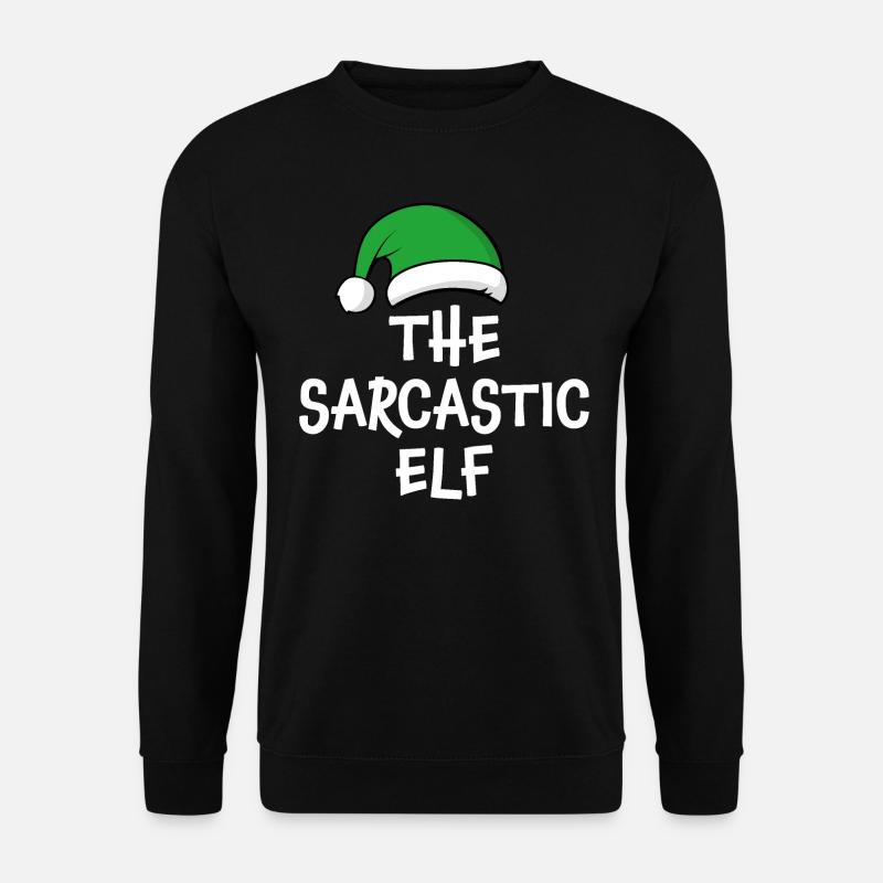 The Sarcastic Elf - Unisex Sweatshirt - black