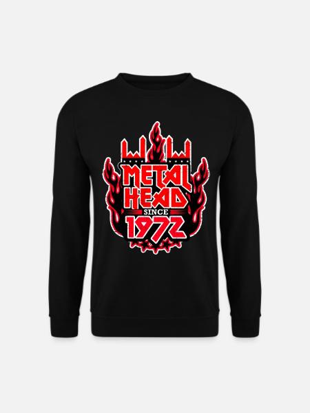 METALHEAD since 1972 - Unisex Sweatshirt - black