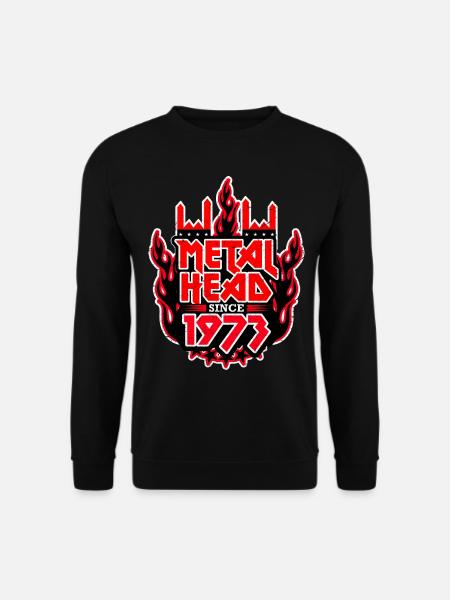 METALHEAD since 1973 - Unisex Pullover - Schwarz