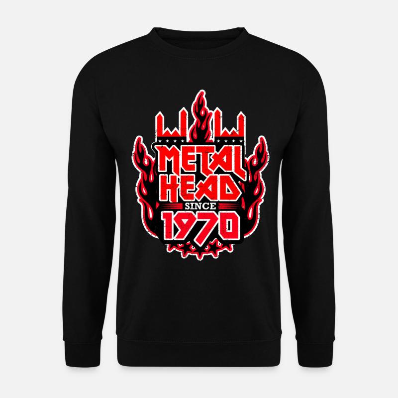 METALHEAD since 1970 - Unisex Pullover - Schwarz