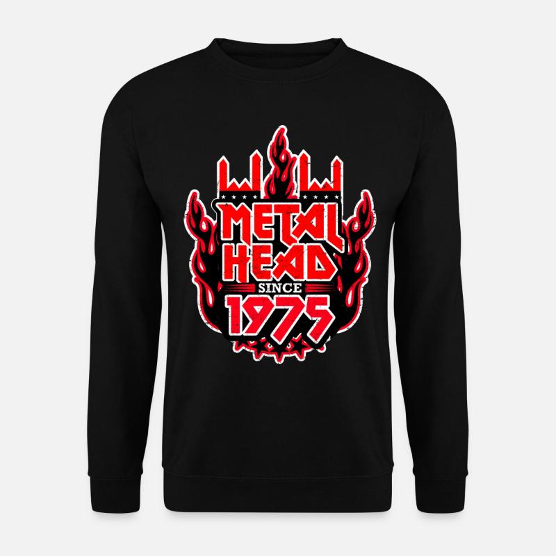 METALHEAD since 1975 - Unisex Pullover - Schwarz