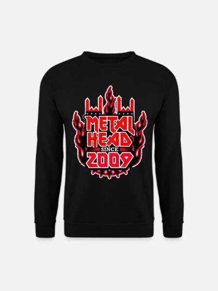 METALHEAD since 2009 - Unisex Sweatshirt - black