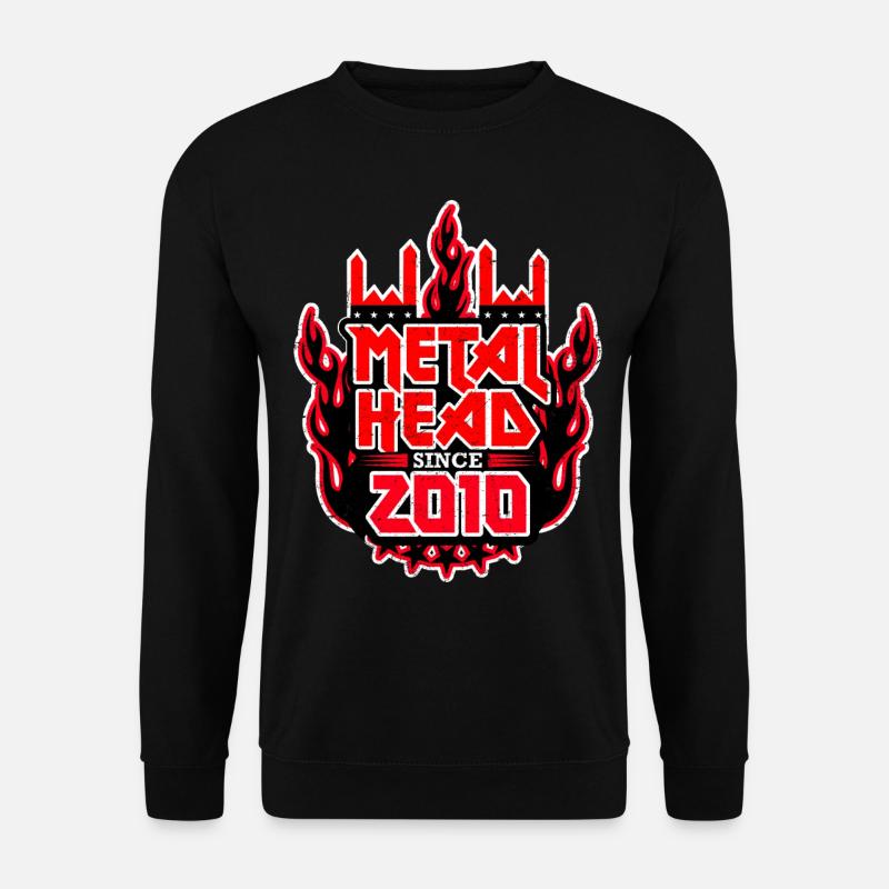 METALHEAD since 2010 - Unisex Pullover - Schwarz