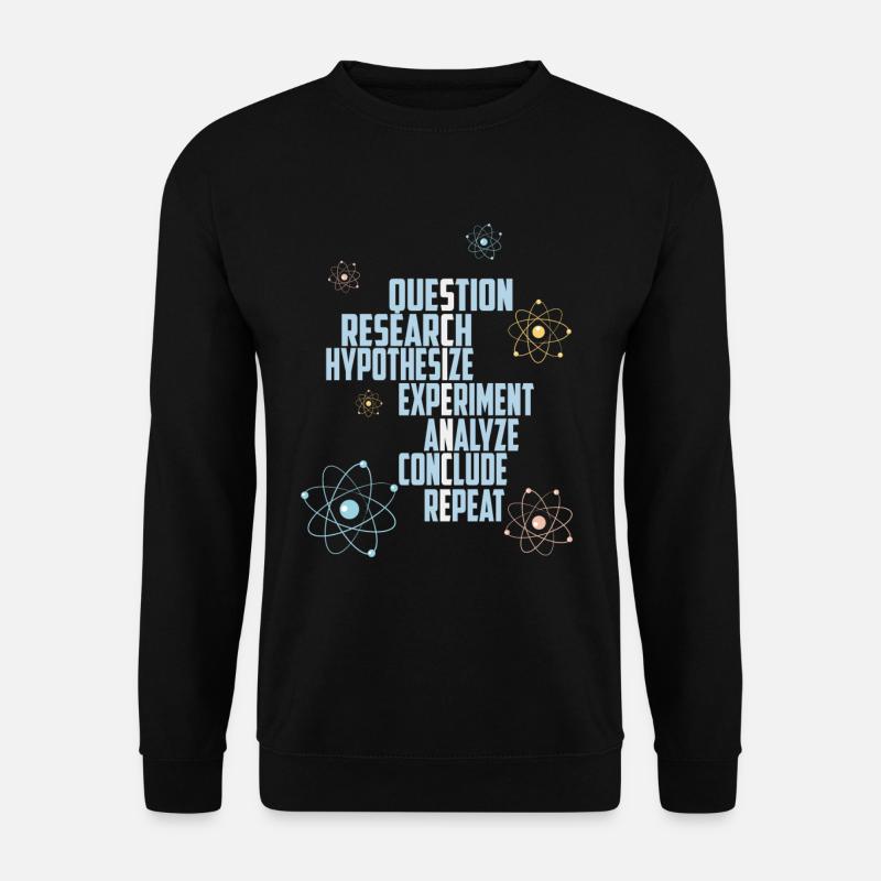 Science Atoms Physics Nerd - Unisex Sweatshirt - black